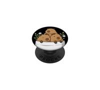 Joli Dessin Animalier Kawaii de Poche Capybara PopSockets PopGrip Adhésif