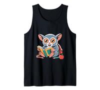 Joli Dessin animé de la rentrée Scolaire de Tarsier en Train de Lire Débardeur