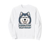 Joli Dessin animé Husky : Born for The Cold Sweatshirt