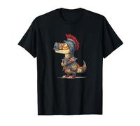 Joli Dinosaure en Tant Que Chevalier pour garçons et Filles T-Shirt