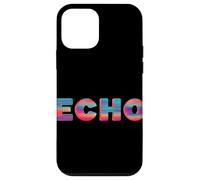 Joli Discours Echo dans des Couleurs Froides Coque pour iPhone 12 Mini