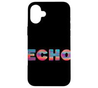 Joli Discours Echo dans des Couleurs Froides Coque pour iPhone 16 Plus