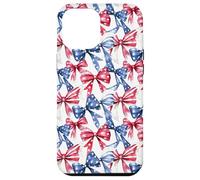 Joli drapeau américain patricien rouge, blanc et bleu aquarelle Coque pour iPhone 12 Pro Max