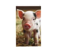 Joli drapeau animal vertical double face 9,6 x 1,5 m Drapeau de jardin extérieur cour maison drapeau amusant bannière panneau décoration maison drapeaux de jardin pour accrocher au mur Poster