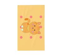 Joli drapeau de chaton de dessin animé. Drapeau décoratif d'extérieur 0,9 x 1,5 m, bannière verticale en polyester