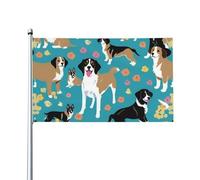 Joli drapeau de jardin Corgi durable pour décoration de terrasse en plein air pour décoration de vacances en plein air