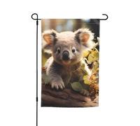 Joli drapeau de jardin koala 30,5 x 45,7 cm. Décoration extérieure lumineuse double face apporte un peu de plaisir à votre jardin.