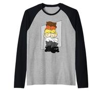 Joli Drapeau de la fierté Gay pour oursons Gays Manche Raglan