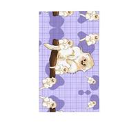 Joli drapeau de singe doré. Drapeau décoratif d'extérieur 0,9 x 1,5 m, bannière verticale en polyester. Convient pour une utilisation en extérieur