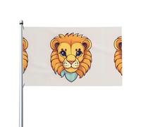 Joli drapeau décoratif d'extérieur (0,9 x 1,5 m), durable et résistant à la lumière, drapeau de mariage, cour, anniversaire de mariage