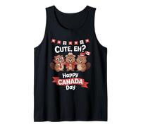 Joli drapeau « Eh Happy Canada Day » pour garçons et filles Débardeur