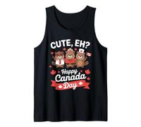 Joli drapeau « Eh Happy Canada Day » pour garçons et filles Débardeur