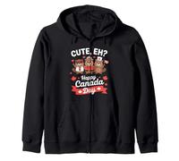Joli drapeau « Eh Happy Canada Day » pour garçons et filles Sweat à Capuche
