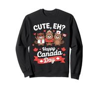 Joli drapeau « Eh Happy Canada Day » pour garçons et filles Sweatshirt