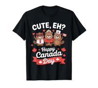 Joli drapeau « Eh Happy Canada Day » pour garçons et filles T-Shirt