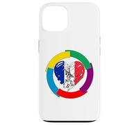 Joli Drapeau français en Forme de cœur Jour International de la Francophonie Coque pour iPhone 13