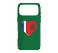 Joli Drapeau France Maroc Fierté Fans Français Marocains Coque pour iPhone 17 Pro Max