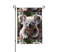 Joli drapeau koala. Convient pour l'intérieur et l'extérieur, parfait pour la maison, le jardin, les événements et les expositions patriotiques.