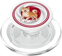 Joli drôle Akita-INU Dentelle Chien Japon Drapeau PopSockets PopGrip pour MagSafe