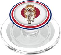 Joli drôle Akita-INU Dentelle Chien Japon Drapeau PopSockets PopGrip pour MagSafe