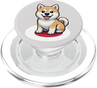 Joli drôle Shiba-Inu Chien Chiot Fruité Aero Japon Drapeau PopSockets PopGrip pour MagSafe