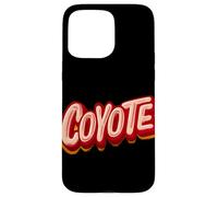 Joli emblème de Discours Coyote Coque pour iPhone 15 Pro Max