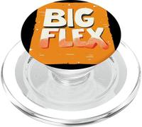 Joli emblème Orange avec déclaration Big Flex PopSockets PopGrip pour MagSafe