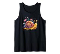Joli Escargot avec Un Aspect Fleuri Débardeur