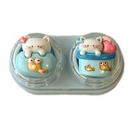 Joli étui à lentilles et applicateur à ventouse pour outil de retrait doux, étui portable avec pince à épiler, E, One Size, Beauté de masse