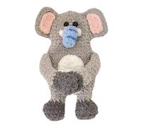 Joli étui pour écouteurs, porte-monnaie tricoté en forme d'animal de dessin animé, 20 x 20 x 10 cm, poche pour pièces de monnaie, adorable organisateur portable pour écouteurs, cartes et petite taille