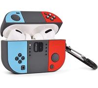 Joli étui Switch pour Airpod Pro/Pro 2 génération 2023/2022/2019, coque en silicone pour Apple iPod Pro 2e/1ère génération avec porte-clés pour garçons, filles, enfants, adolescents, jeu