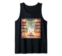 Joli fantôme d'halloween || Bibliothèque Amateur de Livres || Nœud Rose Débardeur