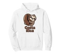 Joli Grain de café Paresseux du Costa Rica Sweat à Capuche