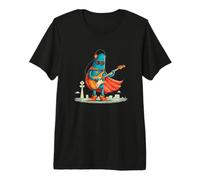 Joli Graphique de Guitare électrique Hero T-Shirt Haut de Gamme