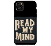 Joli Graphique Read My Mind pour Adultes et Enfants Coque pour iPhone 11 Pro Max