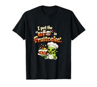 Joli Graphique UFO Fruitcake Pun Alien Chef Space Graphic T-Shirt