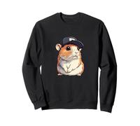 Joli hamster avec casquette pour garçons et filles Sweatshirt