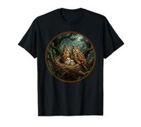 Joli Hibou forestier ornithologue ornithologue printanier Oiseau de Proie Hibou T-Shirt