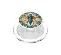 Joli Insecte Cigale Bleue PopSockets PopGrip pour MagSafe