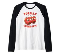 Joli Jeu de Mots en Forme de Cerise Totalement Original Manche Raglan
