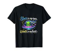 Joli Jeu de Mots Extraterrestre OVNI, des étoiles dans Mes Yeux, des comètes dans Mes Cheveux T-Shirt