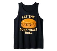 Joli jeu de mots « Let the Good Times Roll » en forme de petit pain au miel Débardeur