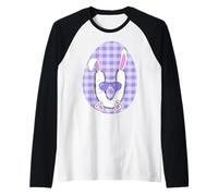 Joli Lapin Lettre U Motif Personnage Manche Raglan