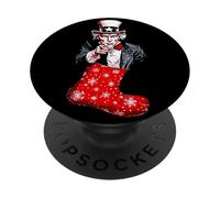 Joli Look Chaussettes avec Costume Patriotique Sam PopSockets PopGrip Adhésif