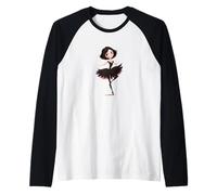 Joli Look de Danseuse Gothique pour Les Amateurs de Danse Sombre Manche Raglan
