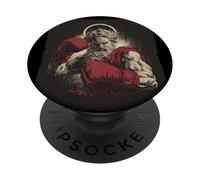 Joli Look de Dieu de la Boxe pour garçons et Filles PopSockets PopGrip Adhésif