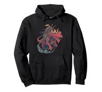 Joli Look de Dragon avec Cavalier pour Les Amateurs de Fantaisie et de Dragons Sweat à Capuche