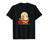 Joli Look de Noël Bouddha pour Une Nuit de Noël Festive T-Shirt
