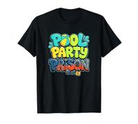 Joli Look de Vacances avec emblème de Prison pour fête à la Piscine T-Shirt