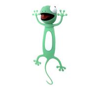 Joli marque-page KOSTOO amusant en 3D avec dessin animé animé, marque-page pour étudiants, bureau, papeterie, cadeau créatif idéal pour garçons et filles (Gecko)